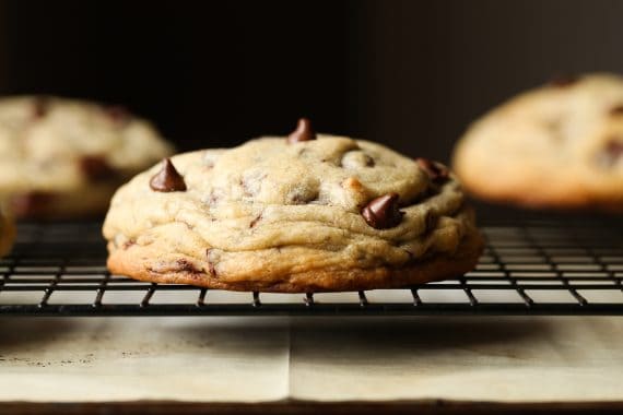 Half Pound Chocolate Chip Cookies! These are a perfect special treat to share, or a great bake sale cookie!
