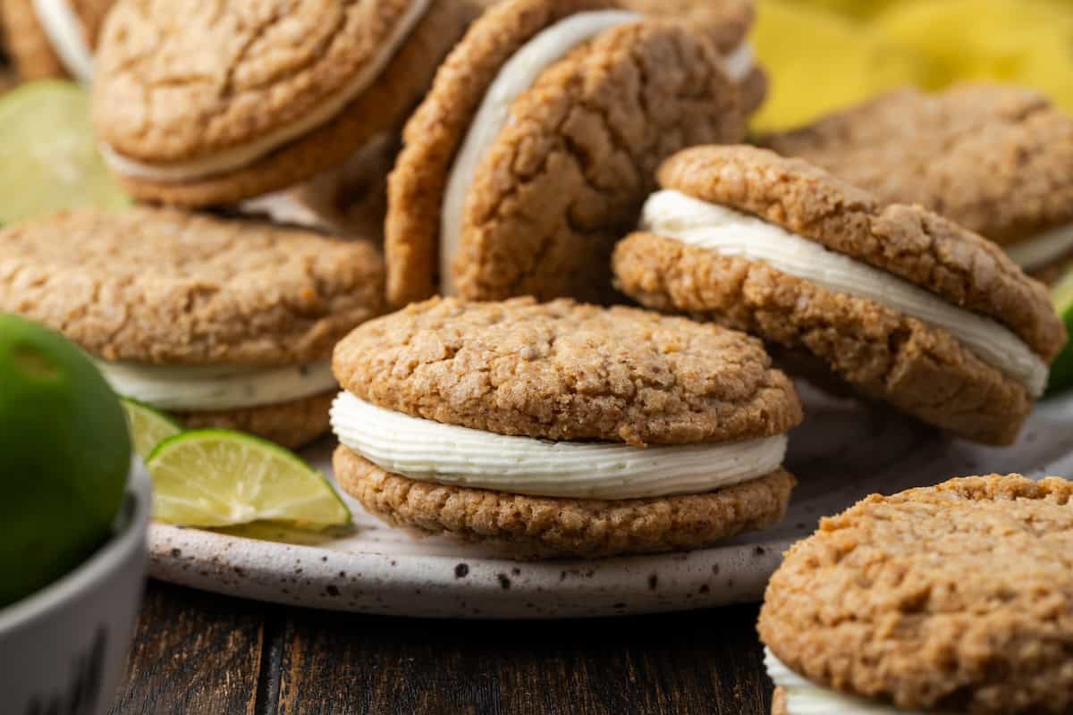 Key Lime Sandwich Cookies