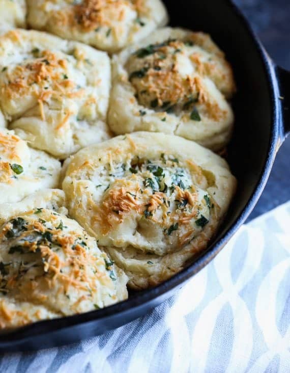 Parmesan Garlic Biscuit Rolls