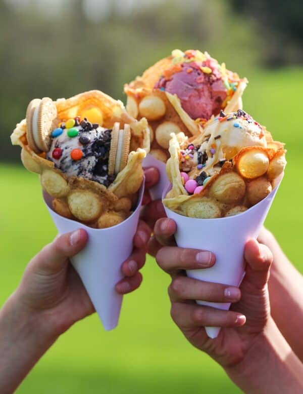 bubble waffles