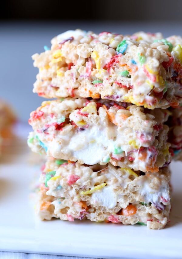 fruity pebble krispy treats