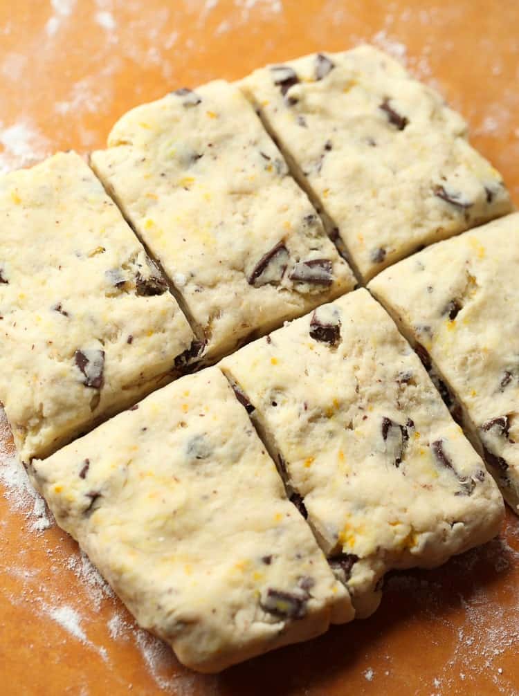 Six Scones' Worth of Dough on a Floured Surface