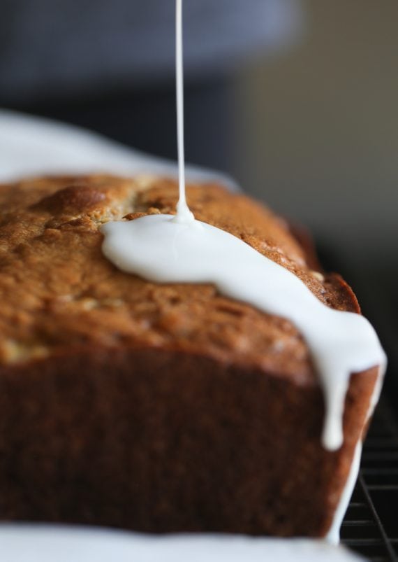 Image of a Loaf of Bananas Foster Banana Bread