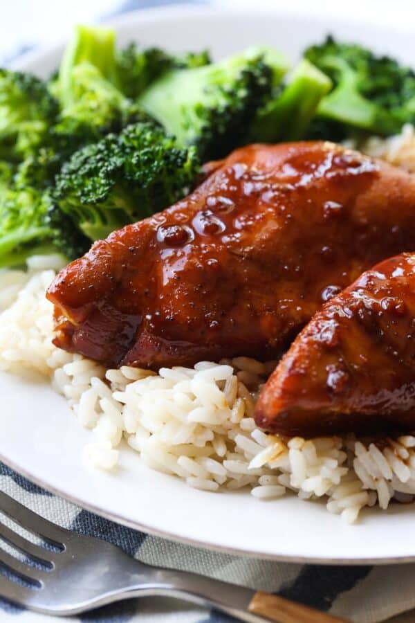 slow cooker honey garlic chicken