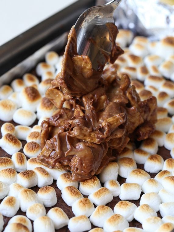 Peanut Butter S'mores Brownies