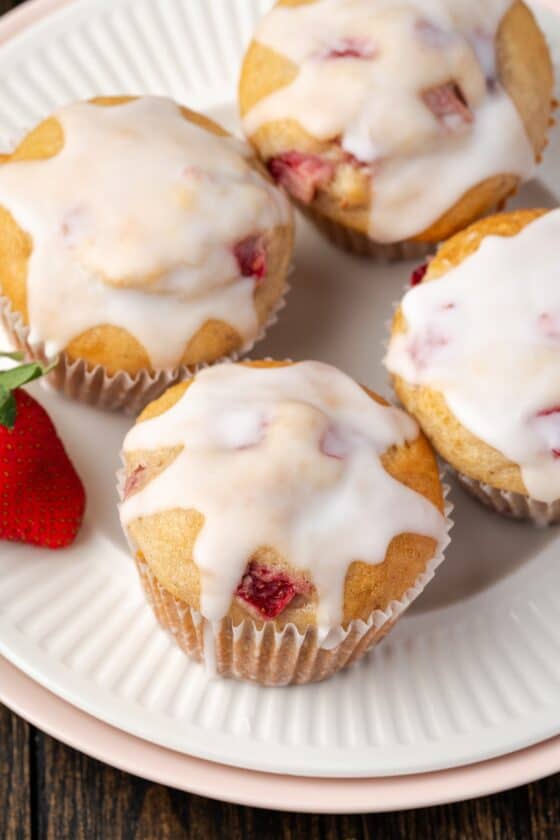 Strawberry Buttermilk Muffins