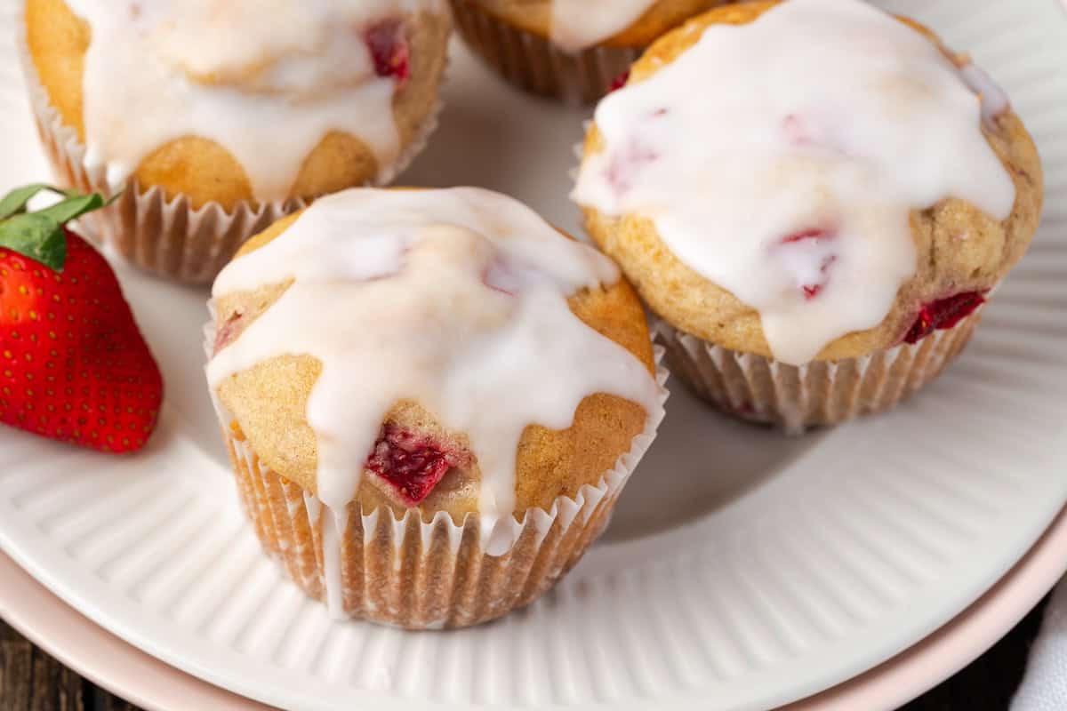 Strawberry Buttermilk Muffins