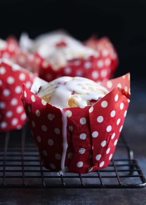 Strawberry Buttermilk Muffins