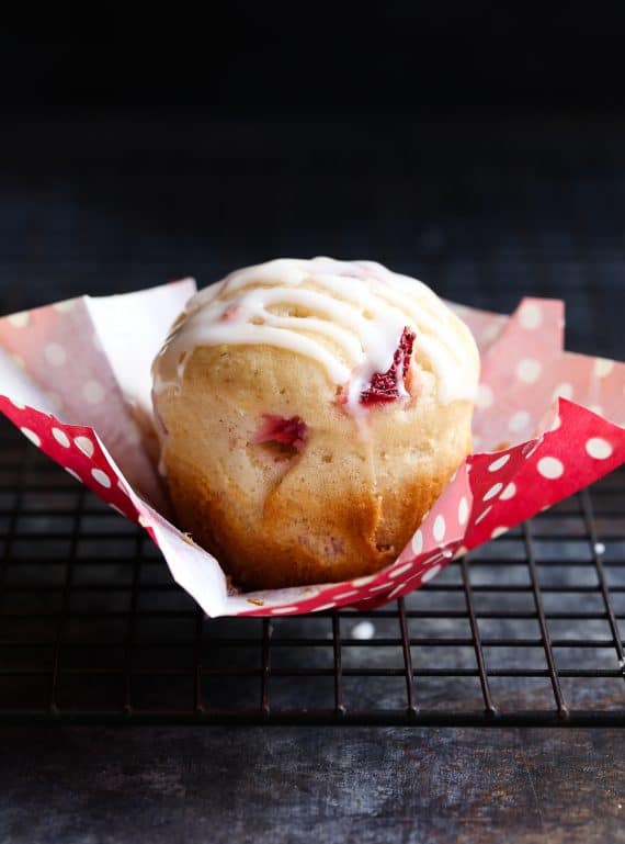 Strawberry Buttermilk Muffins