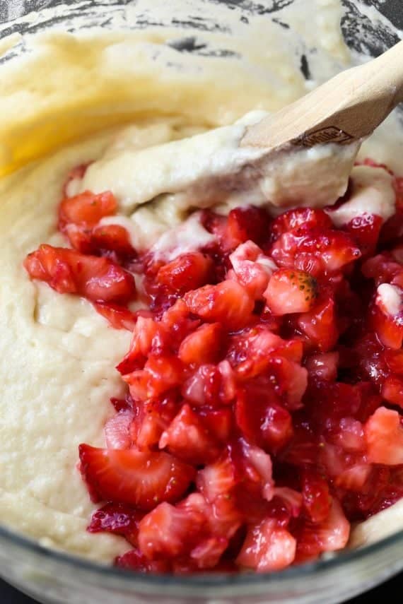 Strawberry Buttermilk Muffins