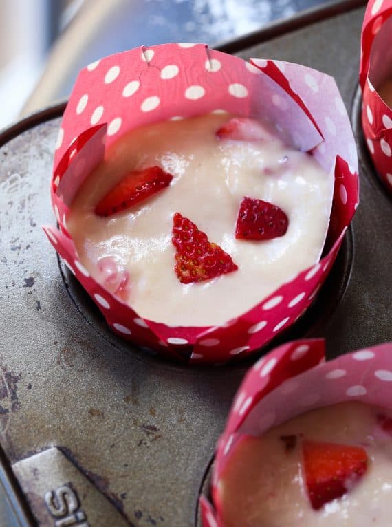 Strawberry Buttermilk Muffins