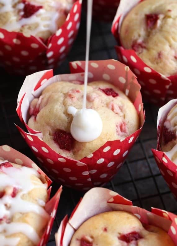 Strawberry Buttermilk Muffins