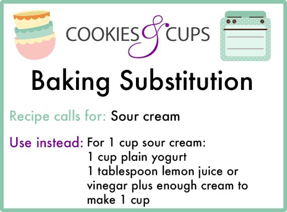 Baking Substitution for Sour Cream