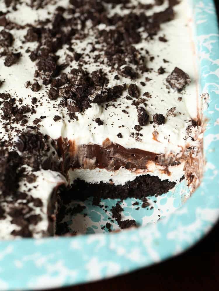 Decadent Chocolate Lasagna Dessert with Oreo Cookie Crust