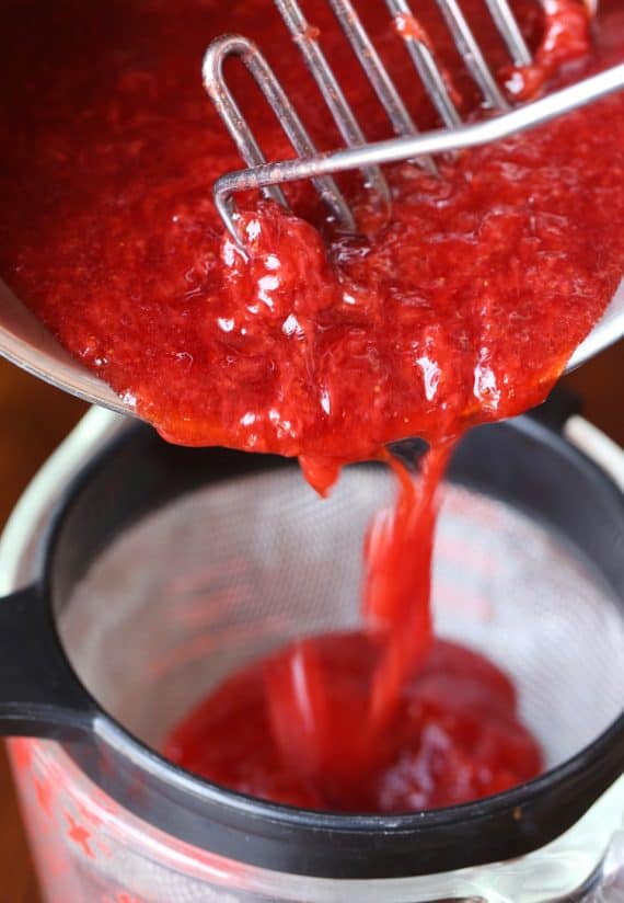 Easy Fresh Strawberry syrup, that you can top ice cream, pancakes, french toast, or even use in frosting!