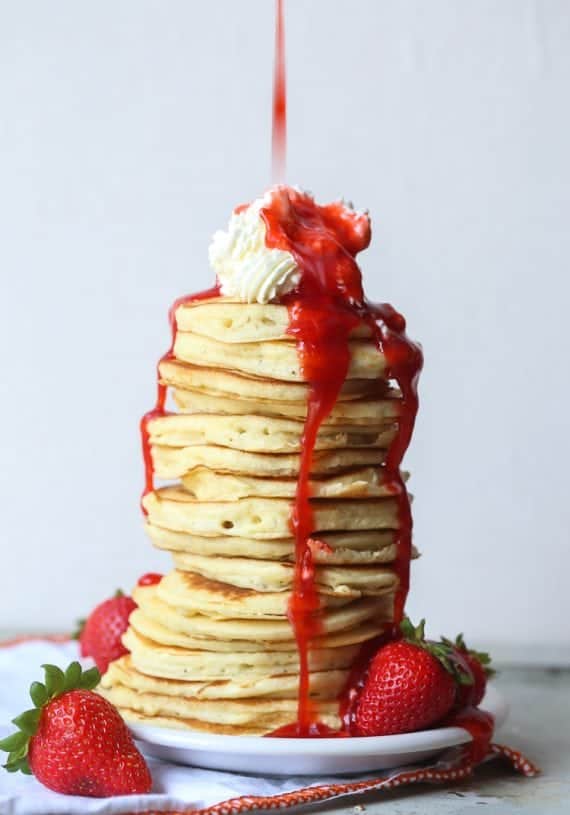 Easy Fresh Strawberry syrup, that you can top ice cream, pancakes, french toast, or even use in frosting!