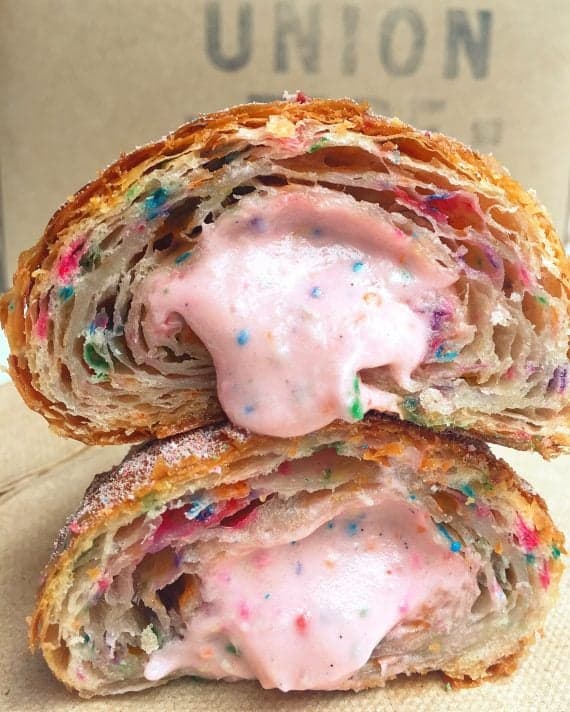 Union Fare NYC Funfetti Croissant