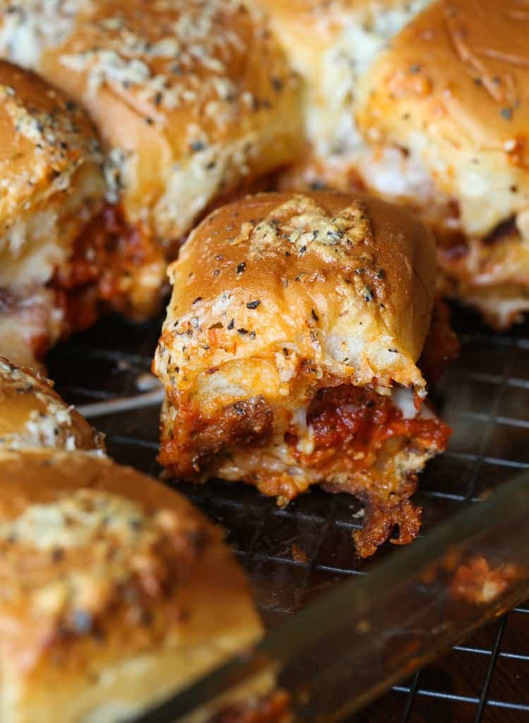 Chicken Parm Sliders...the perfect party food!