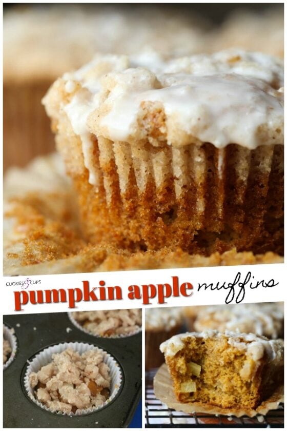 Easy Pumpkin Apple Muffins Recipe Cookies & Cups