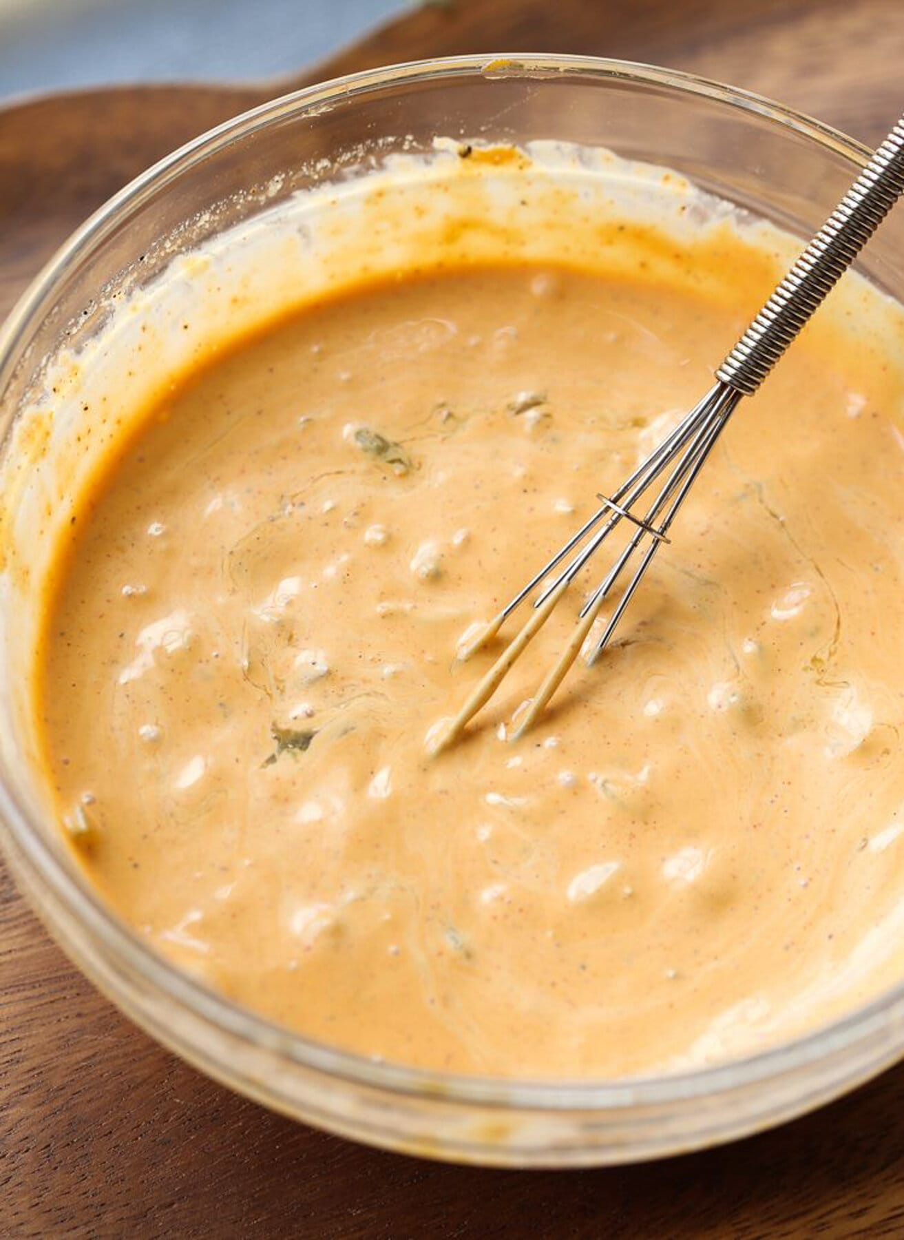whisked chipotle dipping sauce