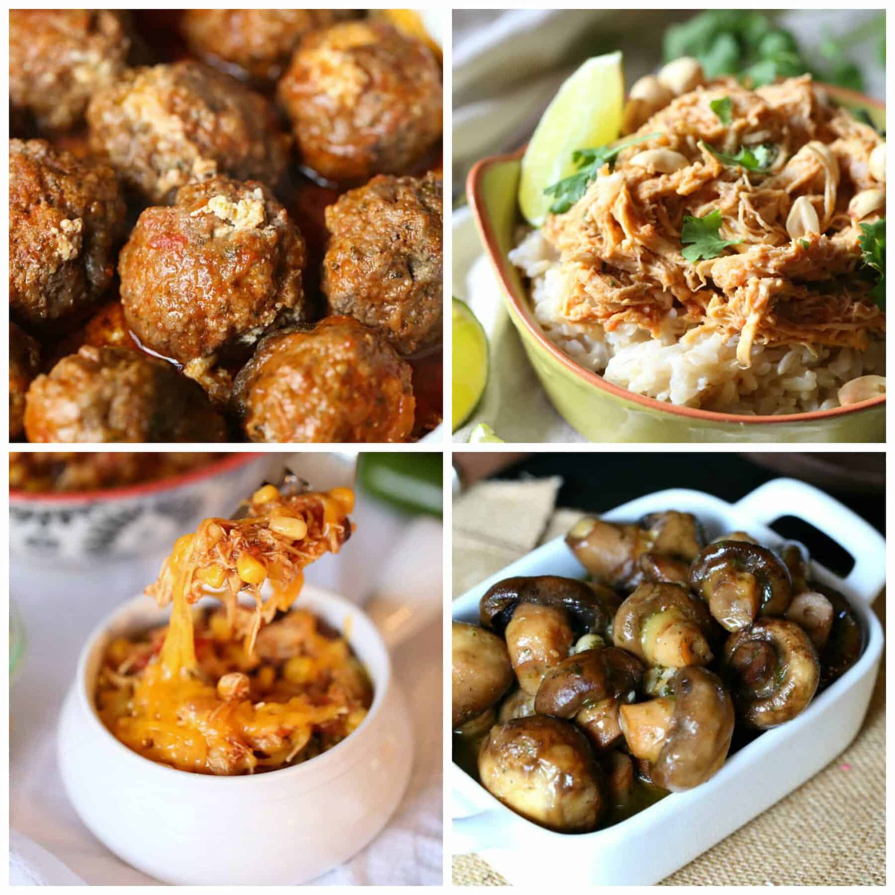 Easy Slow Cooker Meatballs and more slow cooker recipes