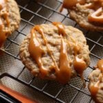 Caramel Apple Oatmeal Cookies! These are chewy, sweet and prefect for the fall season!