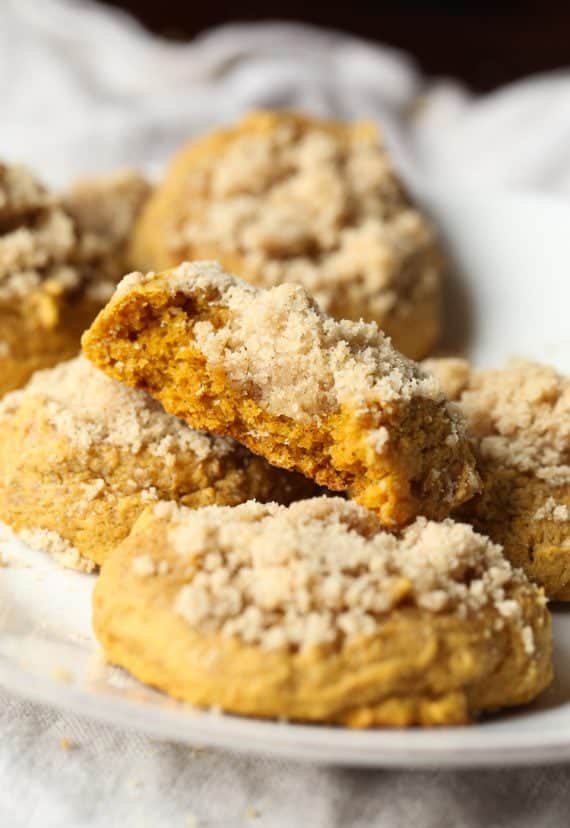 Pumpkin Crumb Cake Cookies