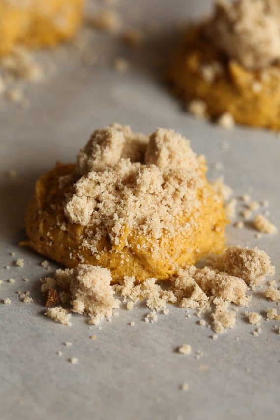 Pumpkin Crumb Cake Cookies