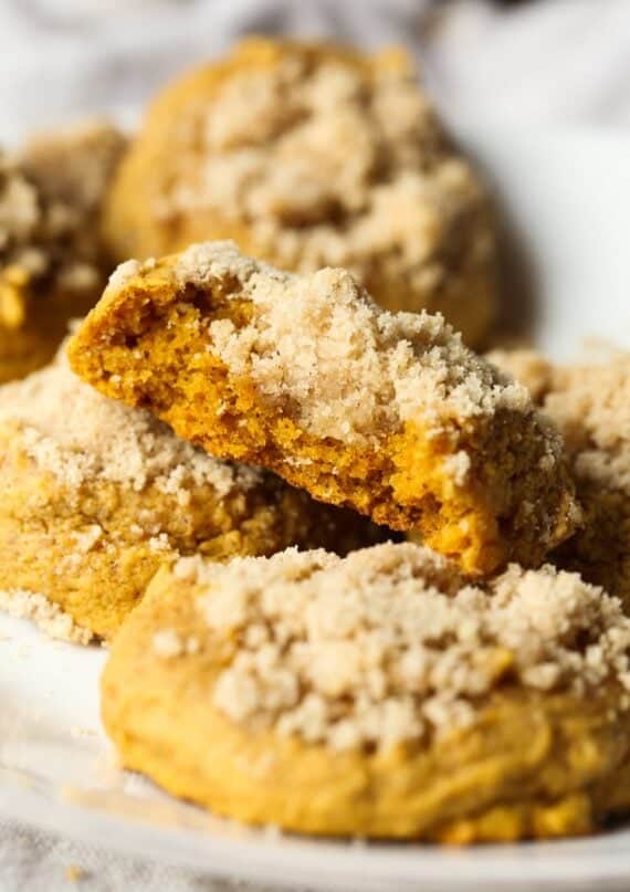 Pumpkin Crumb Cake Cookies