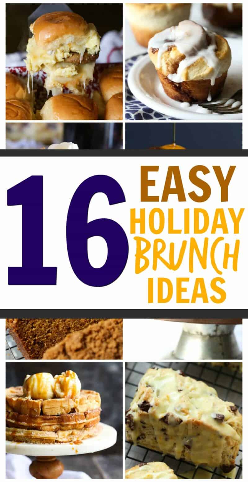16 easy holiday brunch recipes