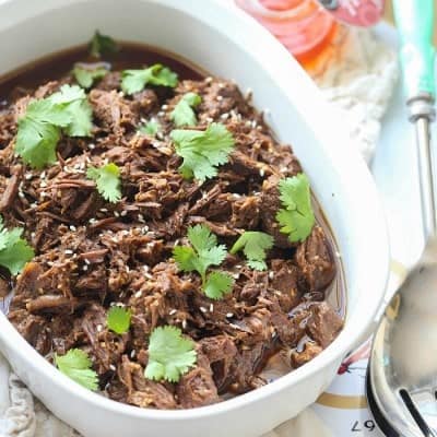 Instant Pot Korean Beef A Traditional Korean Dinner Recipe Over Rice