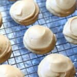 Image of Banana Cookies with Salted Caramel Frosting