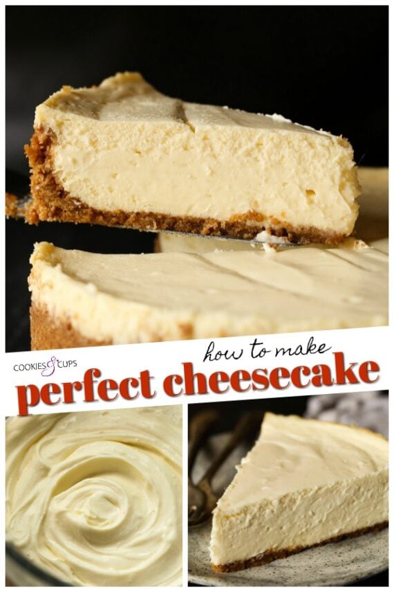 The Best EASY Cheesecake Recipe | Cookies and Cups