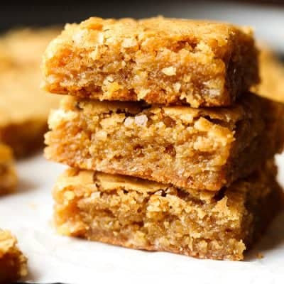 Chewy Coconut Bars | Cookies and Cups