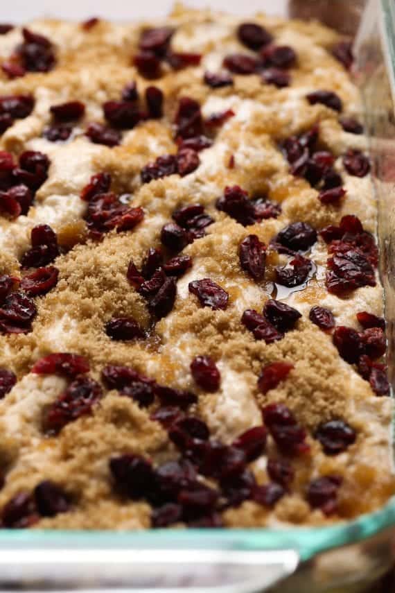 Cranberry Focaccia Bread is such a festive spin on classic focaccia bread! It's a little sweet, soft and totally festive!