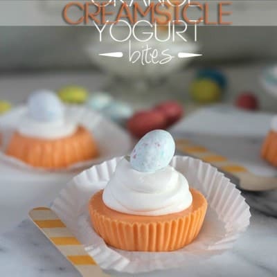Orange Creamsicle Yogurt Bites