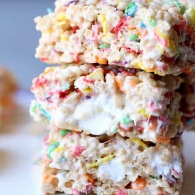 How To Make Fruity Pebble Rice Krispie Treats Recipe | Dandk Organizer