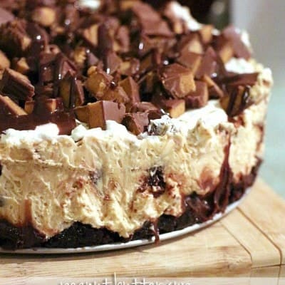 Peanut Butter Cup Brownie Cheesecake Easy Cheesecake Recipe