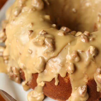 Grain Free Pecan Praline Coffee Cake