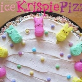 Rice Krispie Treat Pizza