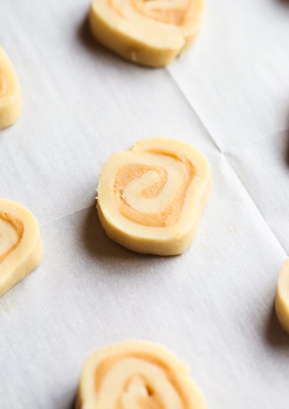 Salted Caramel Pinwheel Cookies