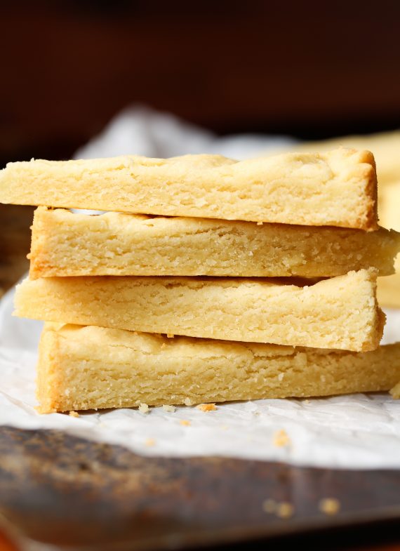 3 Ingredient Shortbread Cookies are easy, buttery, and delicious! 