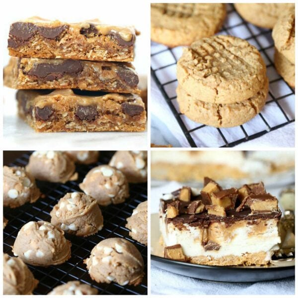 20 Amazing Peanut Butter Dessert Recipes Cookies & Cups