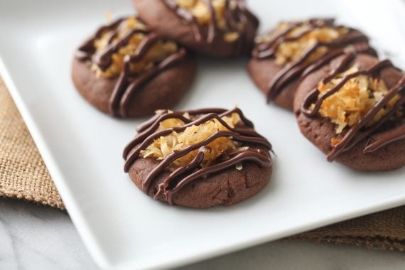 Chocolate Caramel Cookies