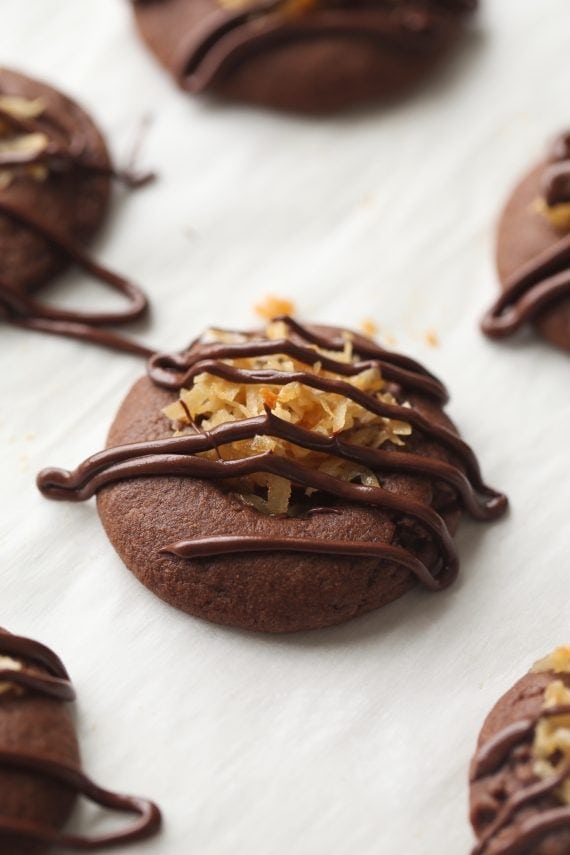 Chocolate Caramel Cookies