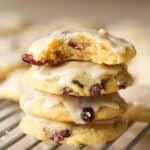 Orange Cranberry Meltaway Cookies