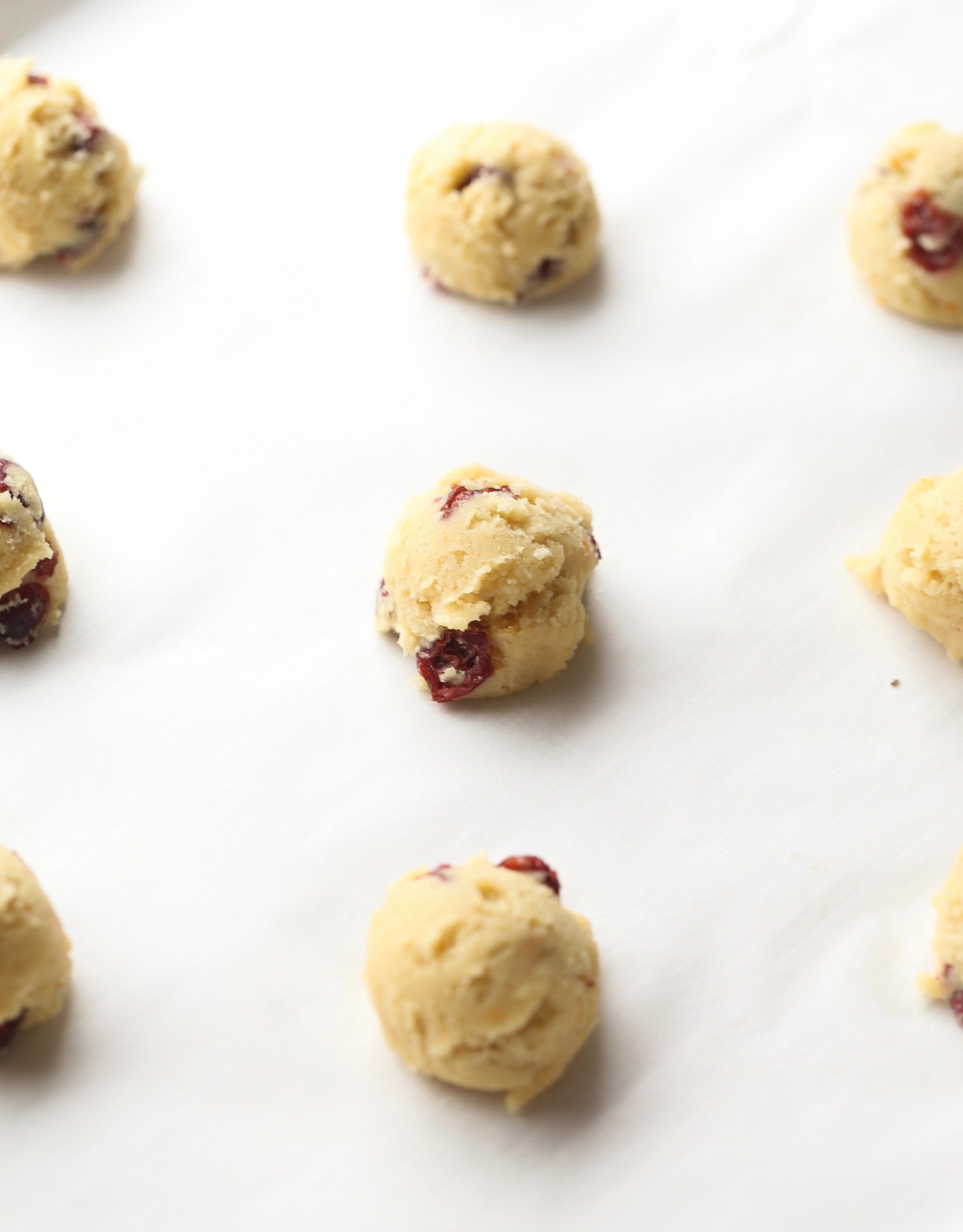 Cranberry Orange Meltaway Cookies