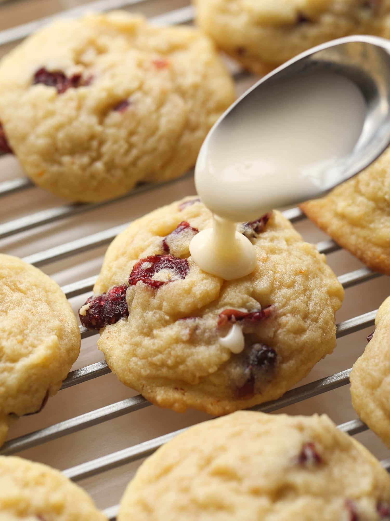 Cranberry Orange Meltaway Cookies