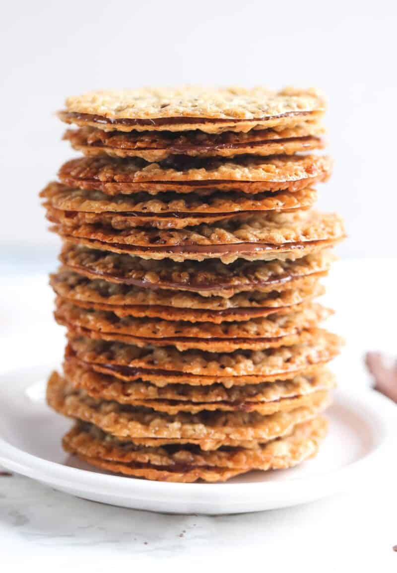 milk chocolate lace sandwich cookies