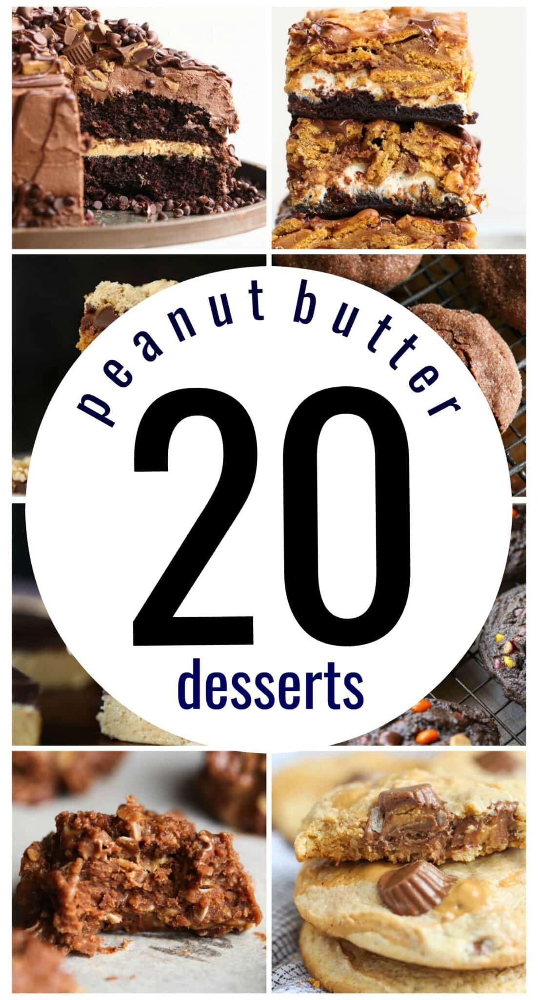 20 Amazing Peanut Butter Dessert Recipes | Cookies & Cups